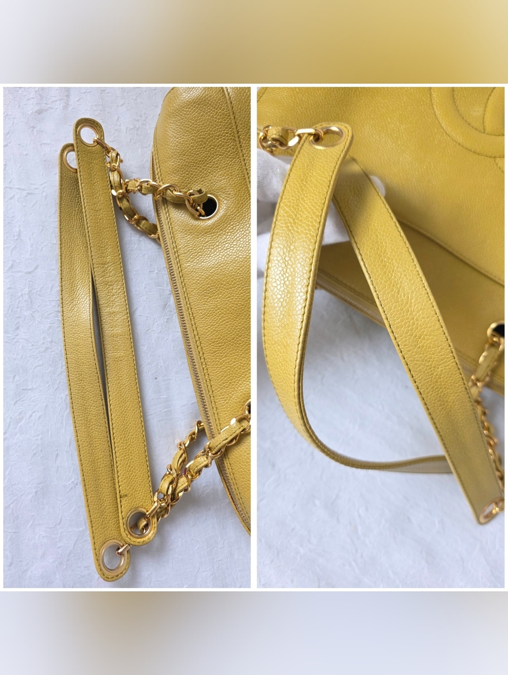 Auth Chanel CC Caviar Coco Mark Shoulder Bag - Picture 10 of 12